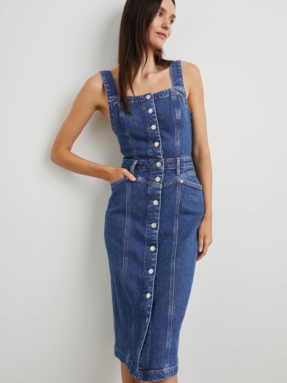 Rails “Malibu” denim dress - size XS